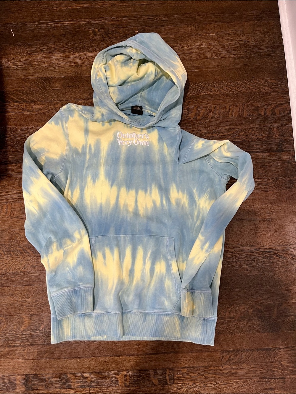 October's Very Own Hoodie Mens Medium Tie Dye Pullover OVO Drake Owl